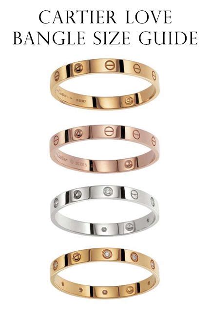 sell my cartier love collection|cartier love bangle size chart.